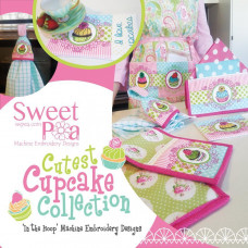 Sweet Pea Embroidery Designs CD - Cutest Cupcake Collection